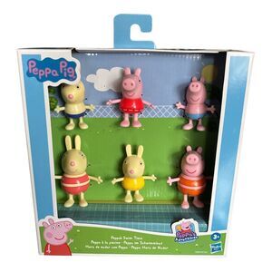 Peppa Pig’s Adventures Peppa's Swim Time 6 Figures *New